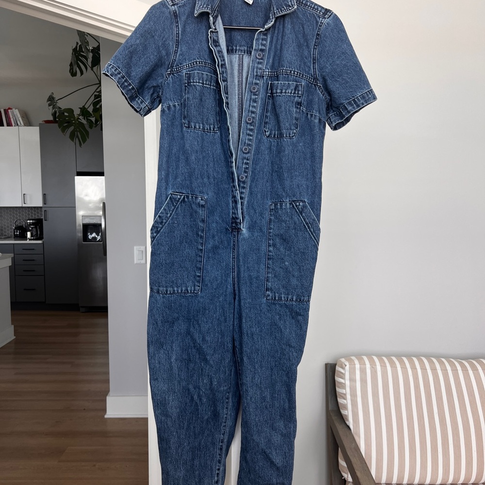 Blue Denim Jumpsuit